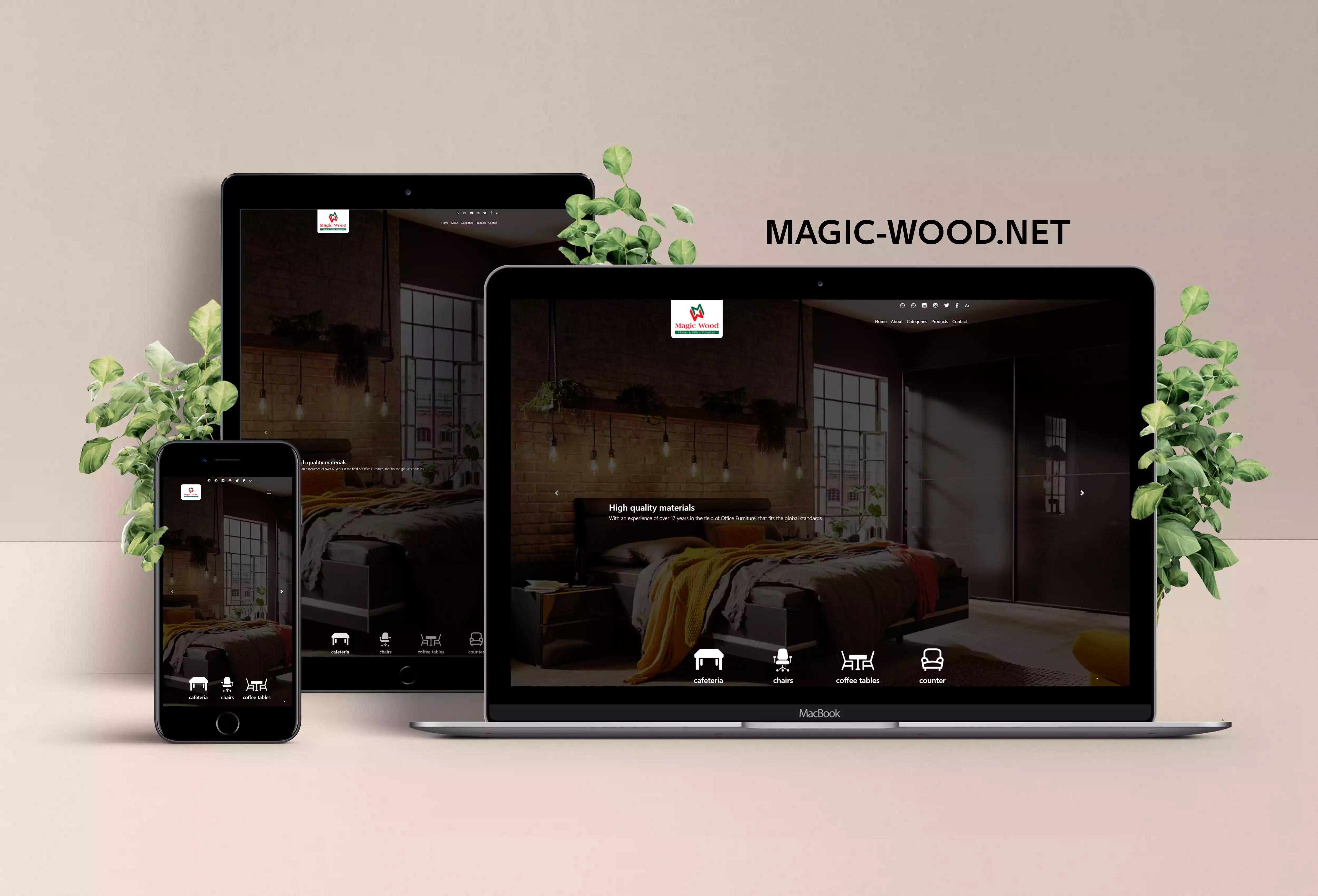 Magic Wood Website Design and Development